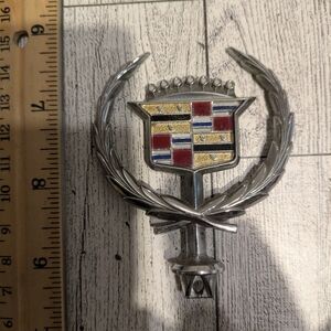 Cadillac Silver and Gold Emblem